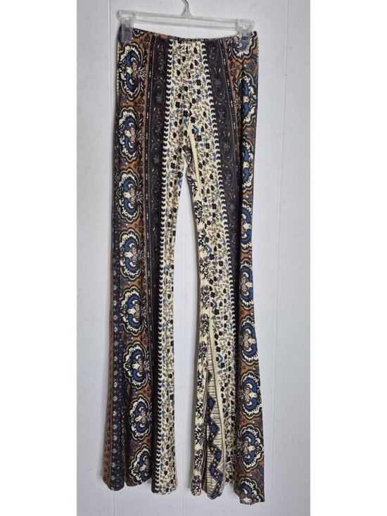Novella Royale Pants - Novella Royale Janis Boho Floral Bell Bottoms Pants Size Small